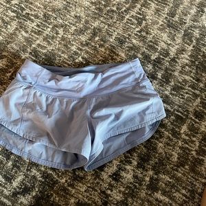 Light purple lululemon shorts